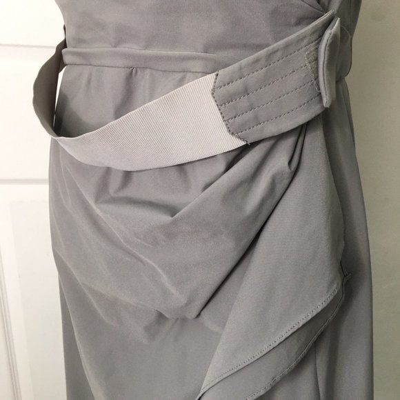 Diane von Furstenberg Women's Alba Two Gray Sheath Dress Size 6 Sleeveless - Picture 9 of 14